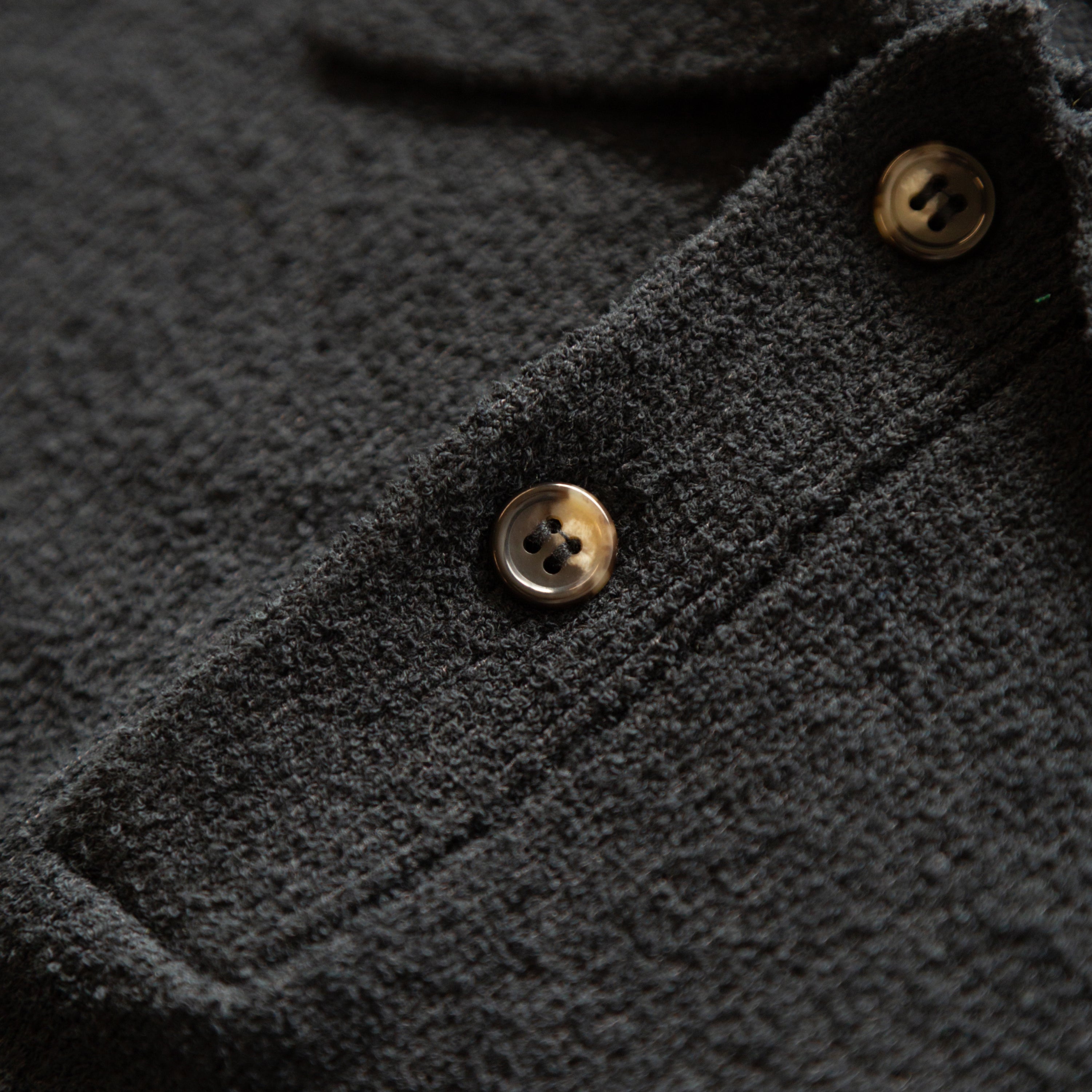 Boucle Hover Longsleeve Knit Polo