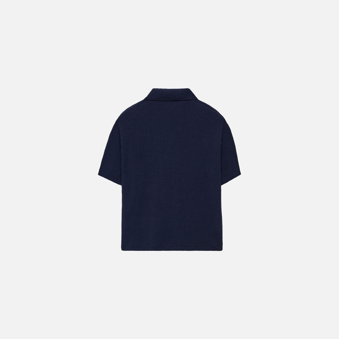 BOUCLE SHORTSLEEVE POLO SHIRT