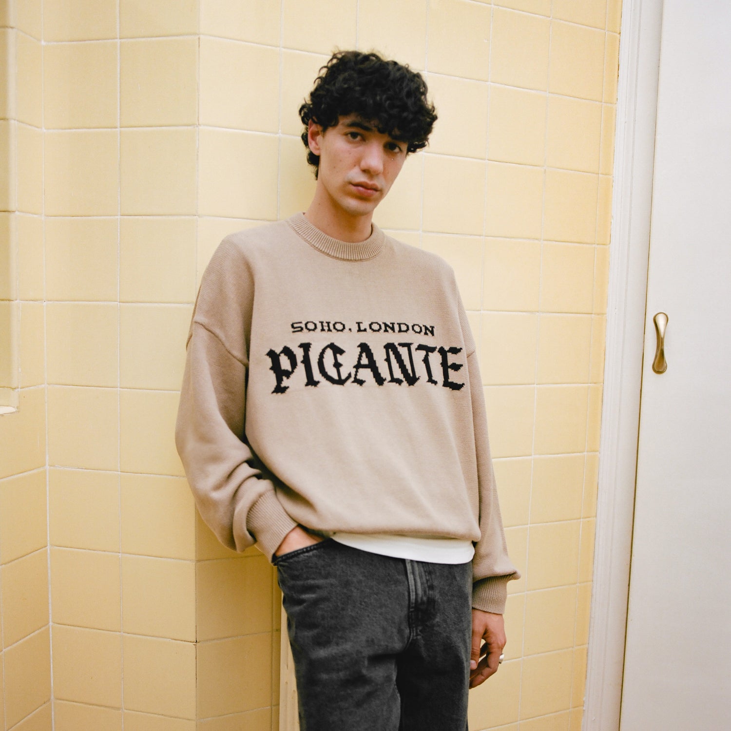 Headline Knit Sweater