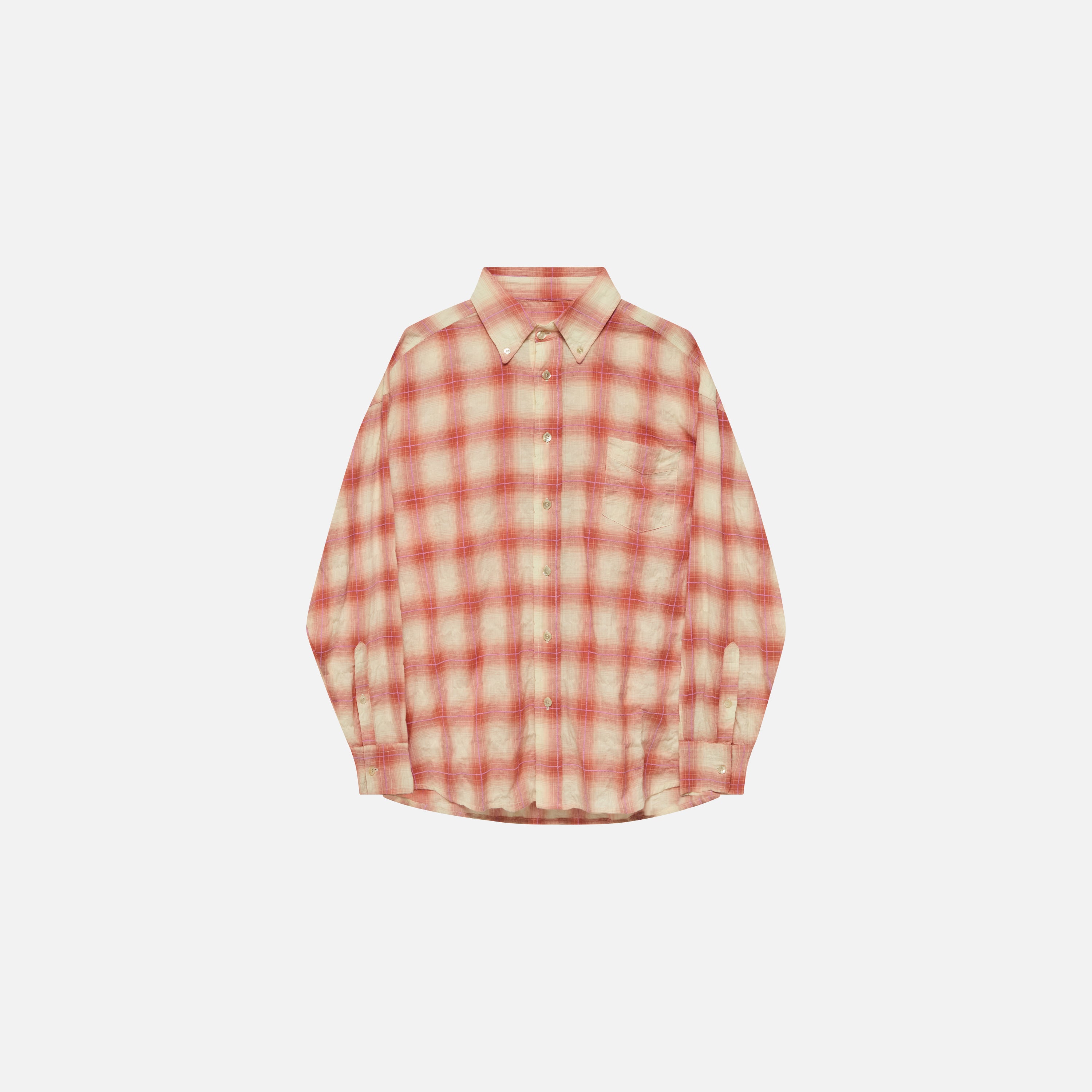 Rocco Shirt Threadlight Crinkle Check