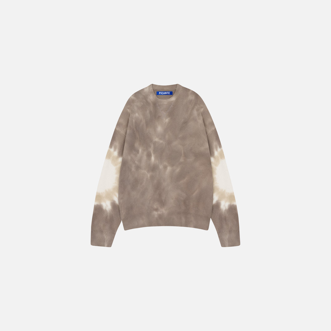 ECLIPSE TIE DYE KNIT SWEATER