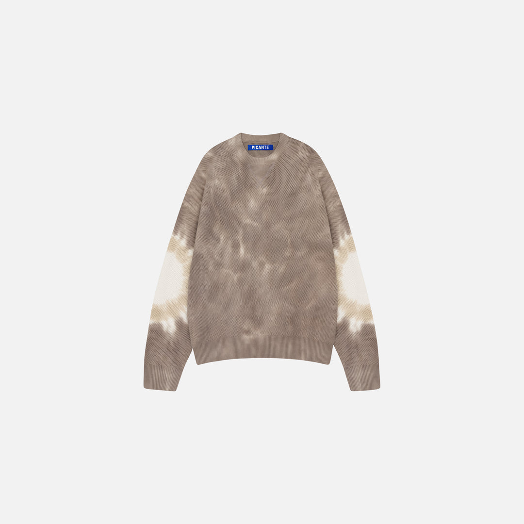 ECLIPSE TIE DYE KNIT SWEATER