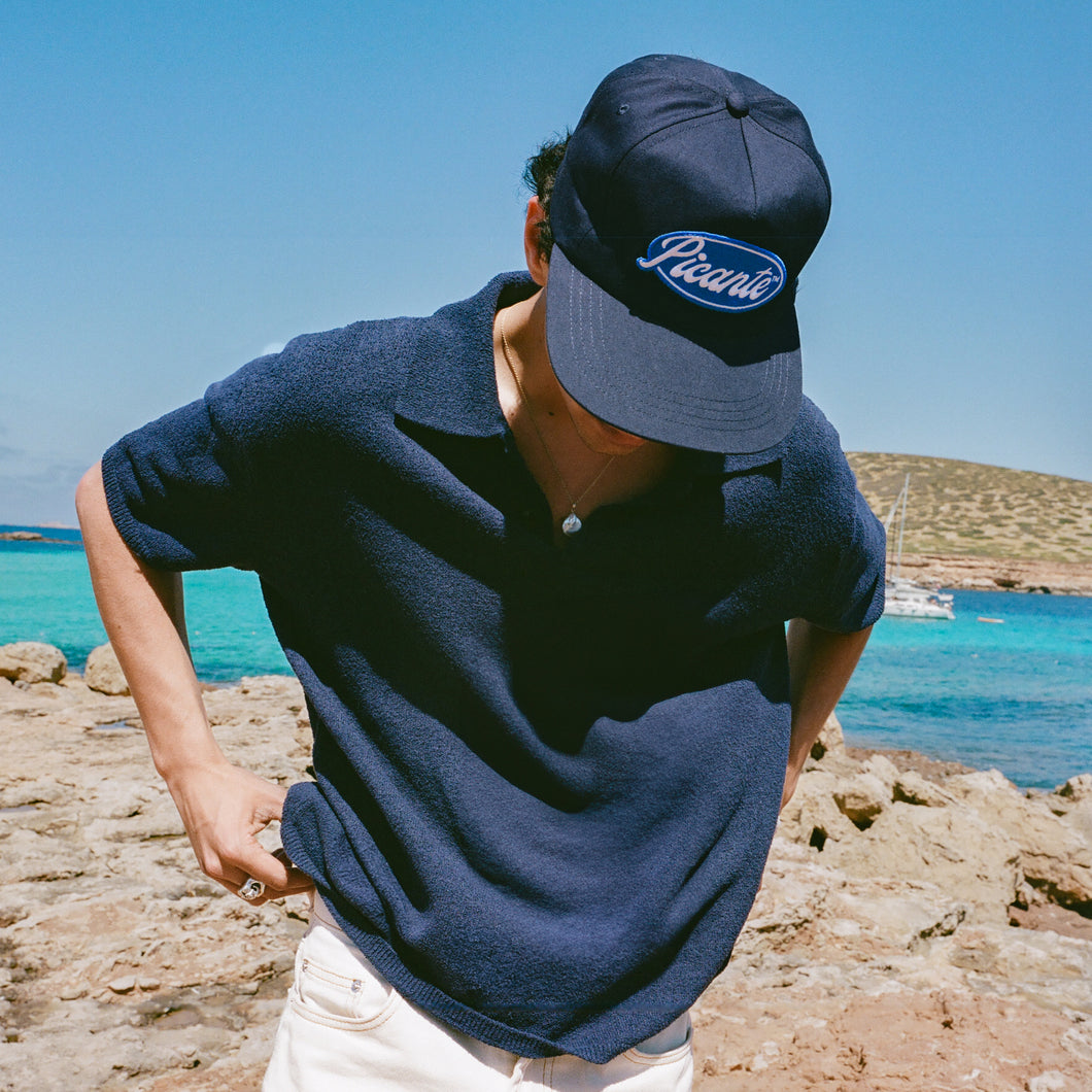 BOUCLE SHORTSLEEVE POLO SHIRT