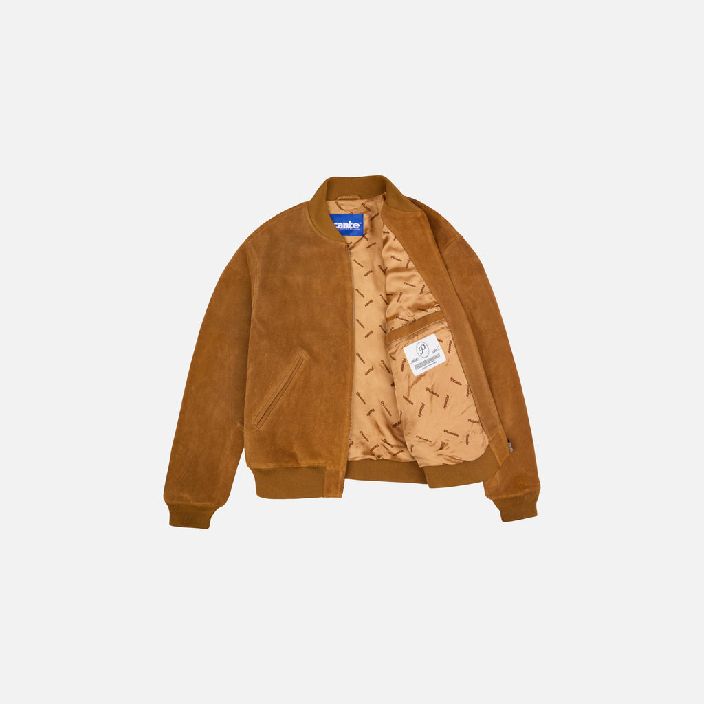 Suede Bomber Jacket