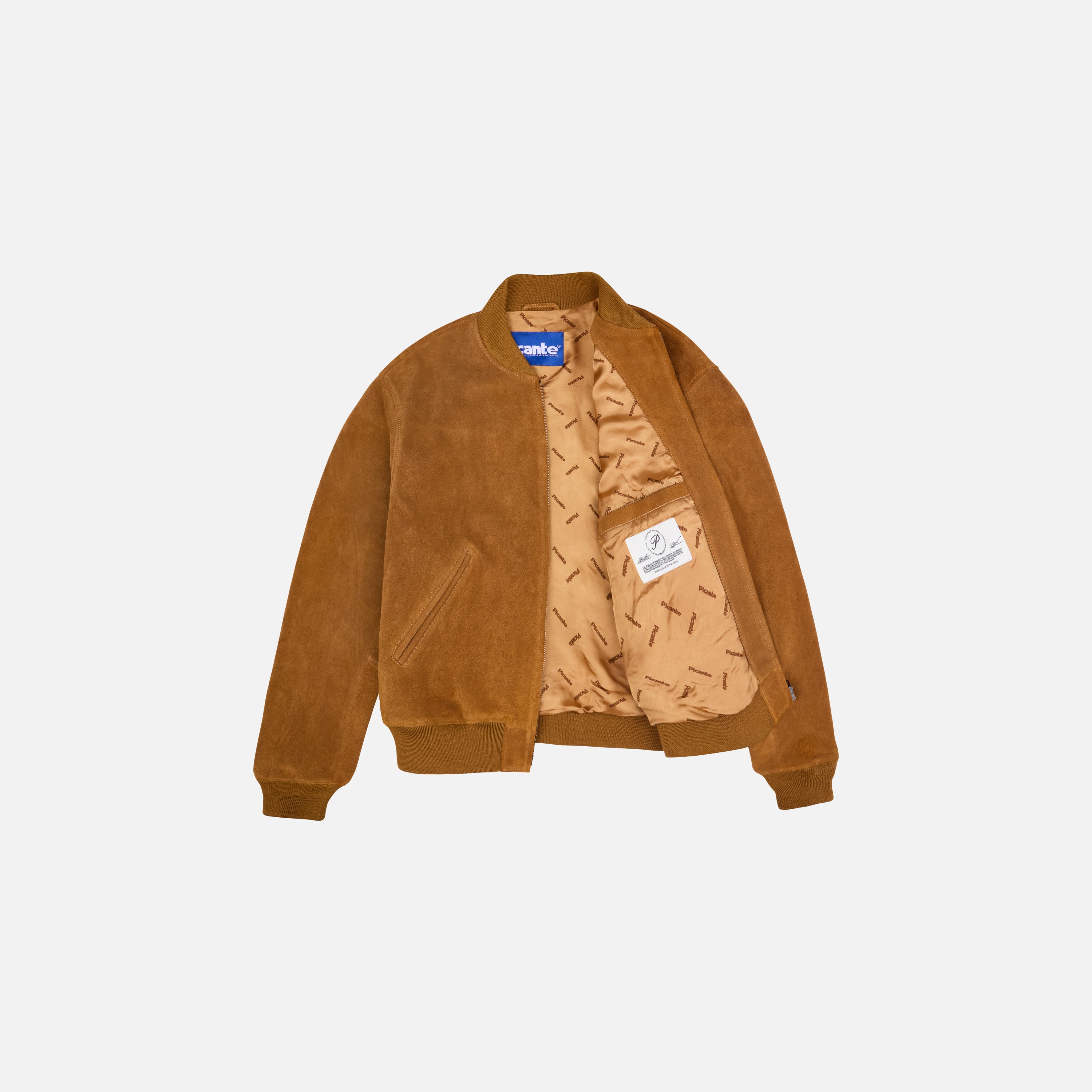 Suede Bomber Jacket