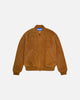 Suede Bomber Jacket