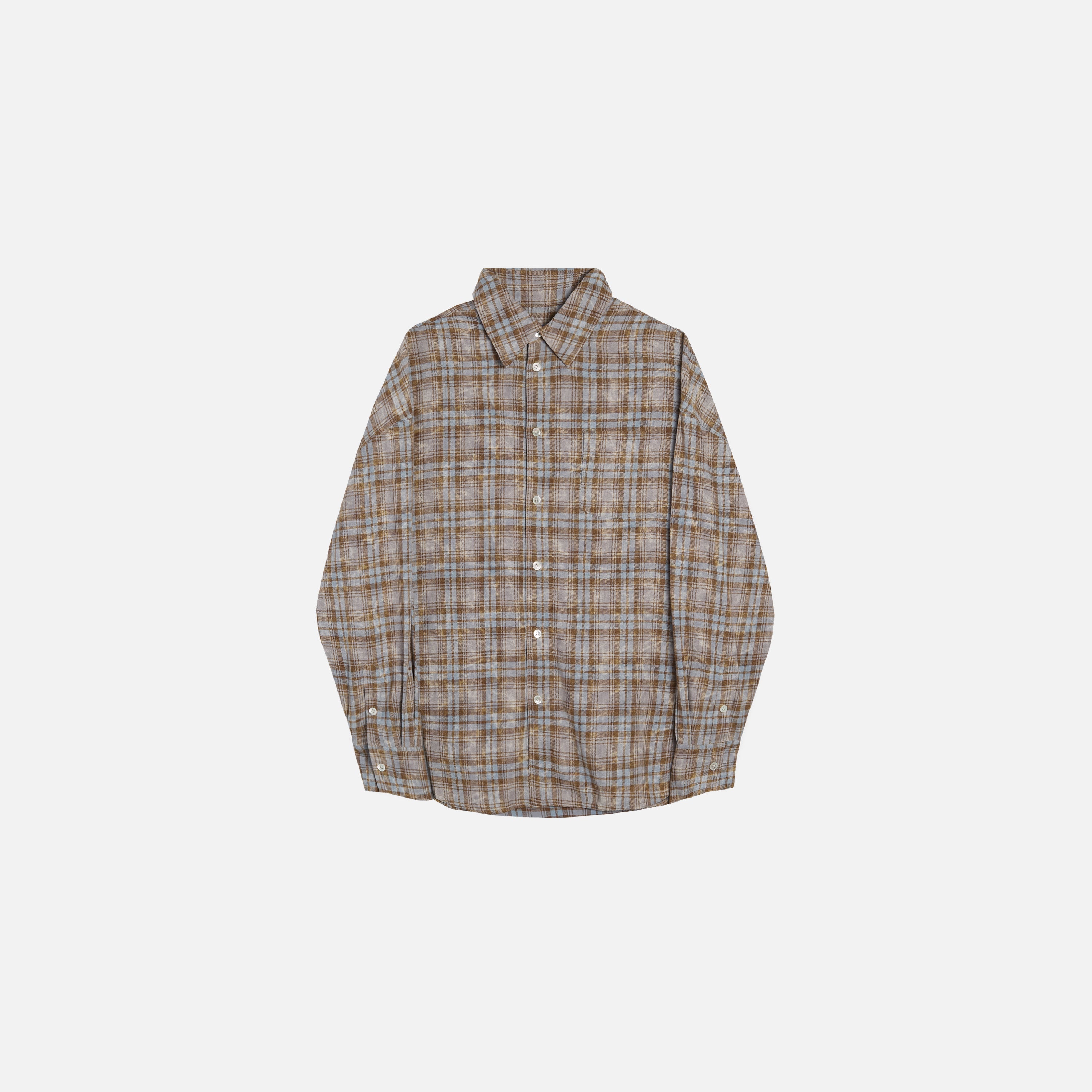 Rocco Shirt Bleached Check
