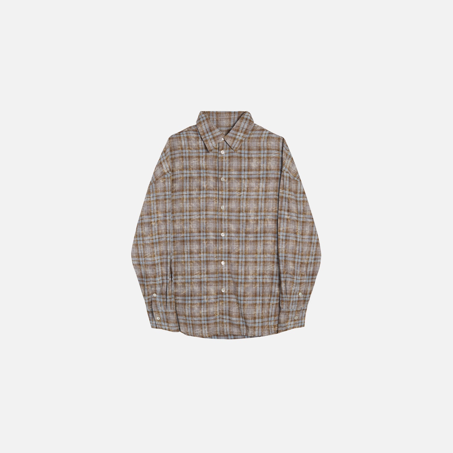 Rocco Shirt Bleached Check