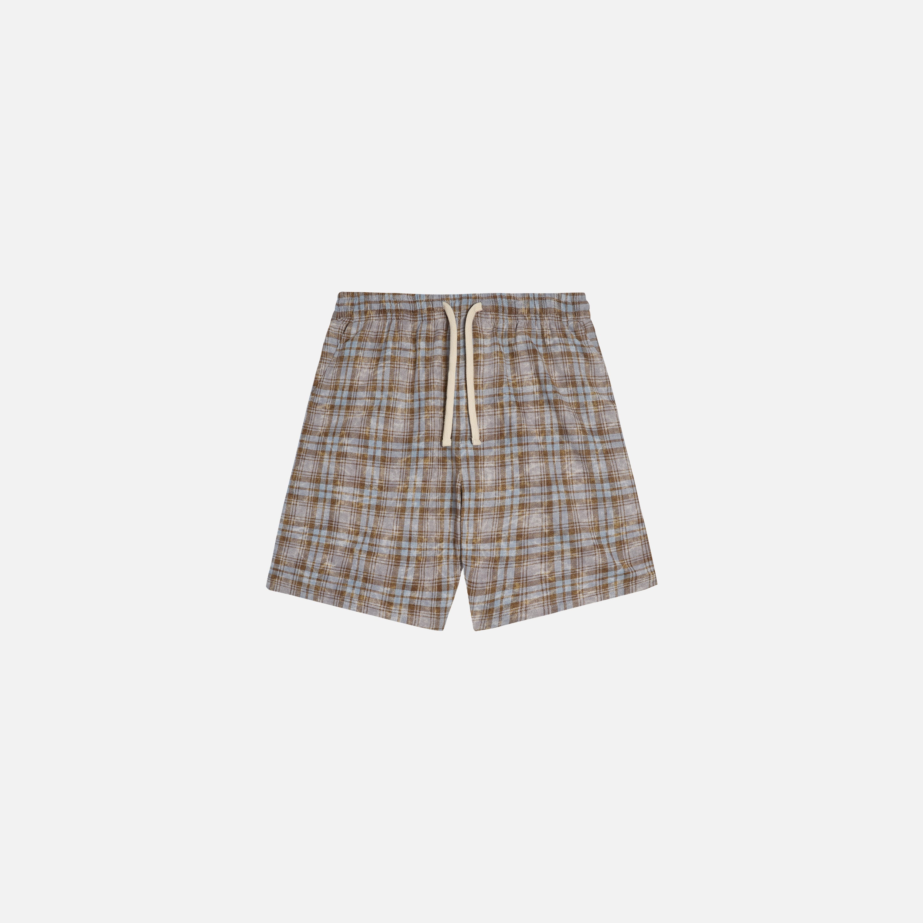 Rocco Shirting Shorts Bleached Check