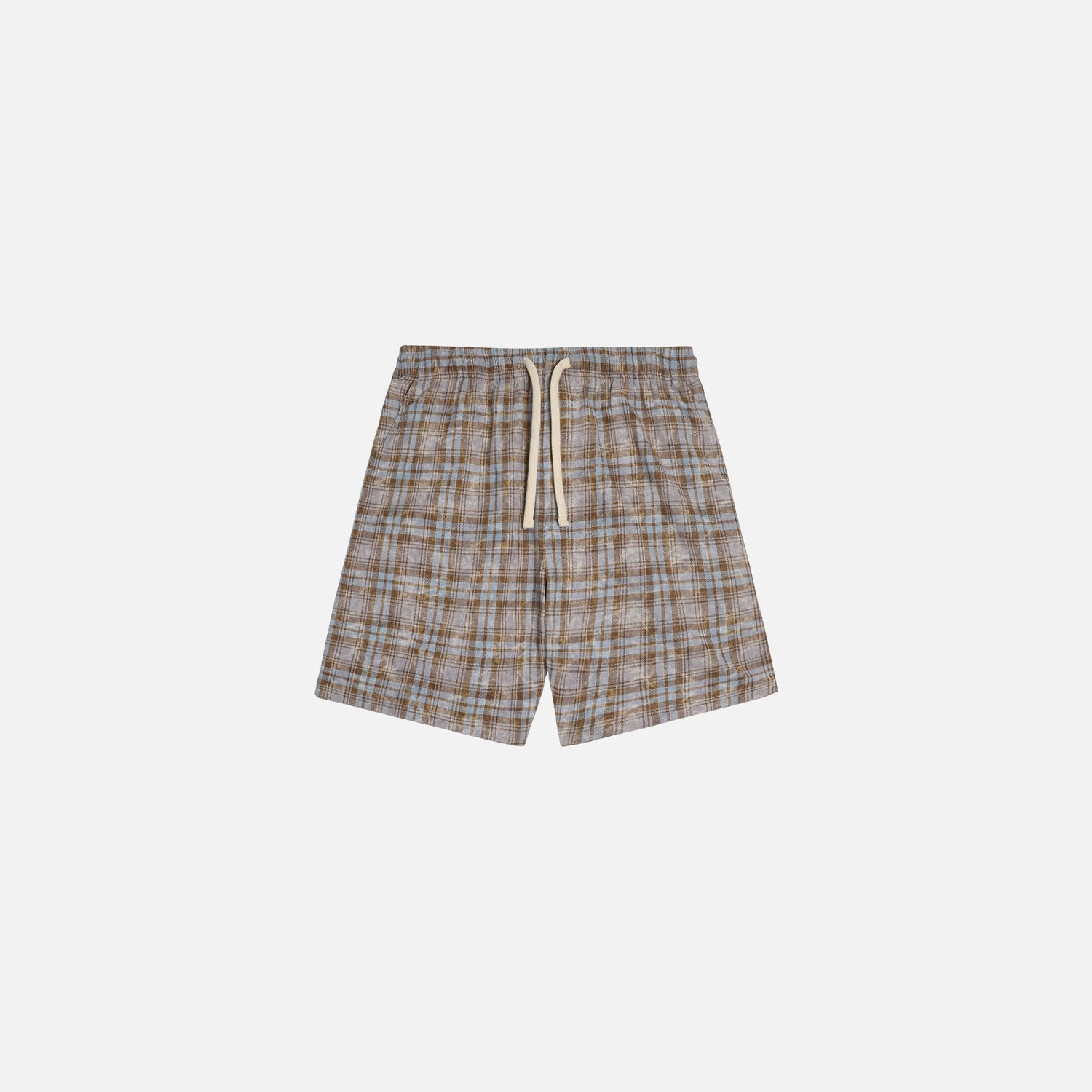Rocco Shirting Shorts Bleached Check