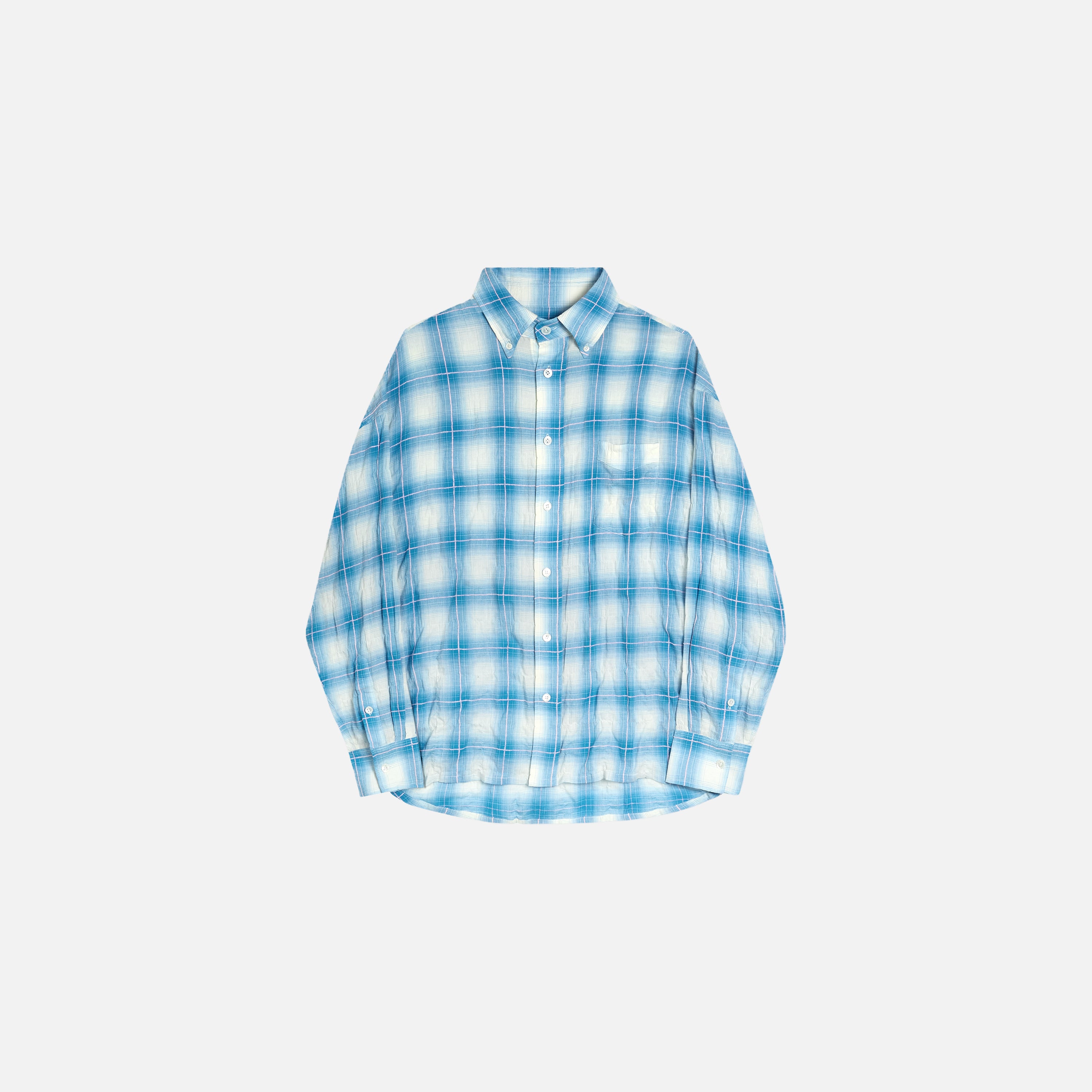 Rocco Shirt Threadlight Crinkle Check