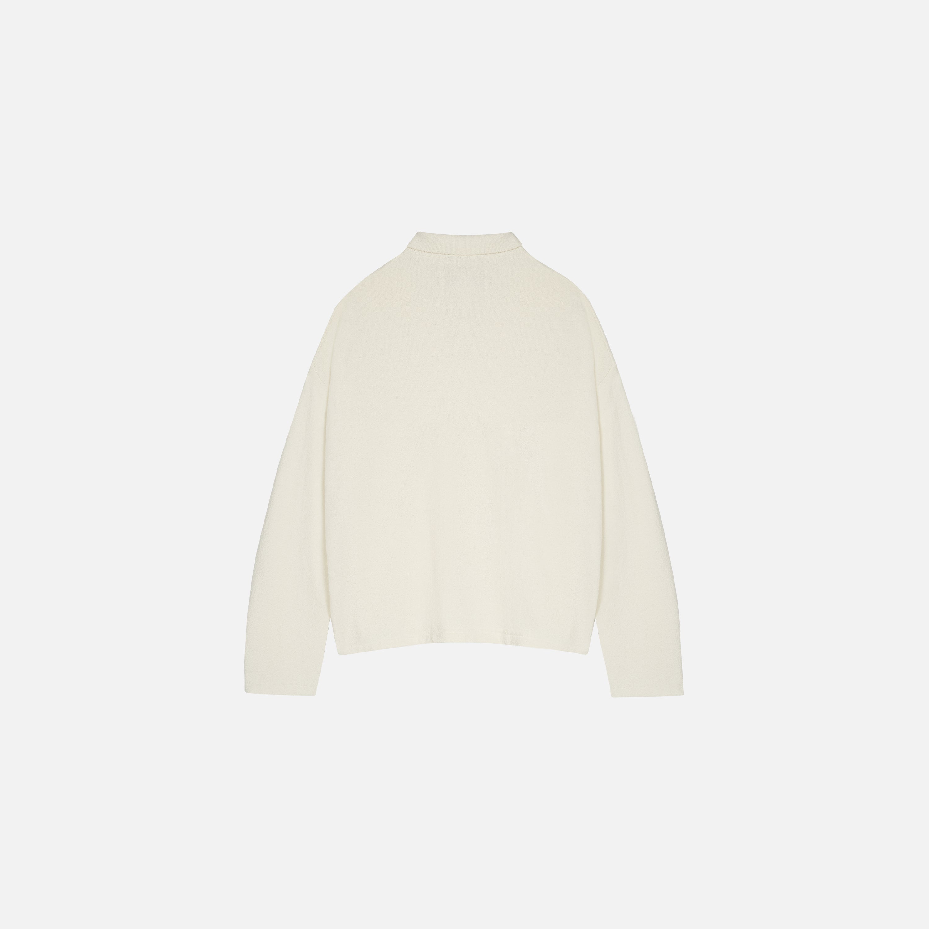 Boucle Longsleeve Polo Shirt