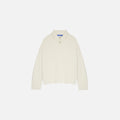 Boucle Longsleeve Polo Shirt