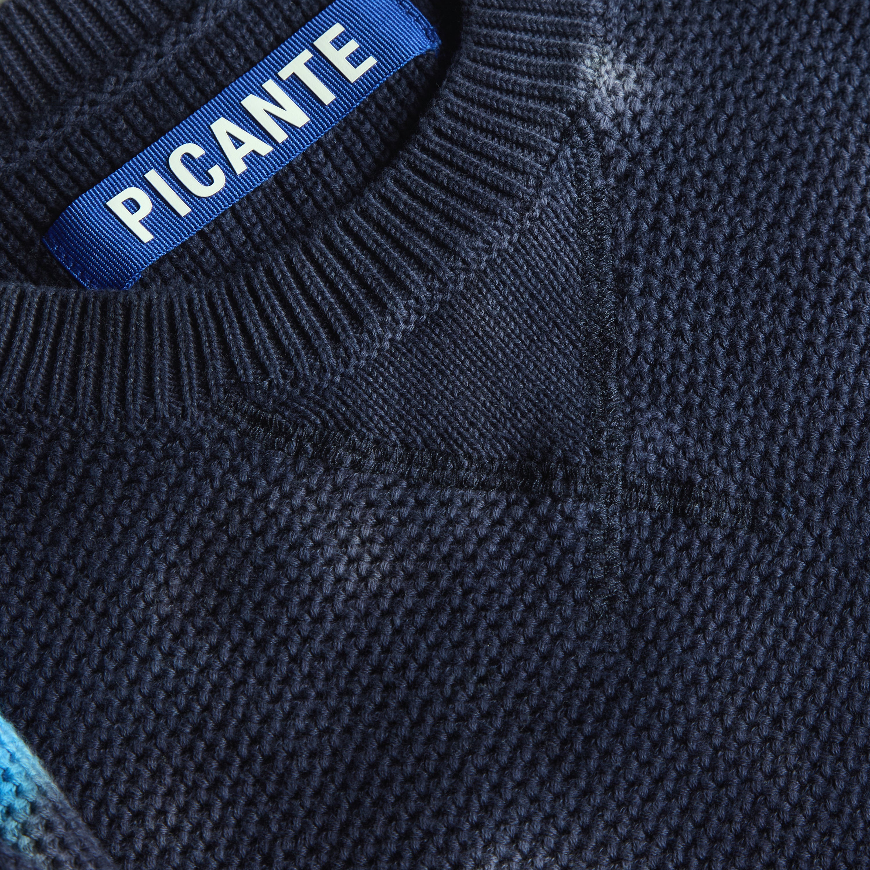 Eclipse Tie Dye Knit Sweater Navy – PICANTE