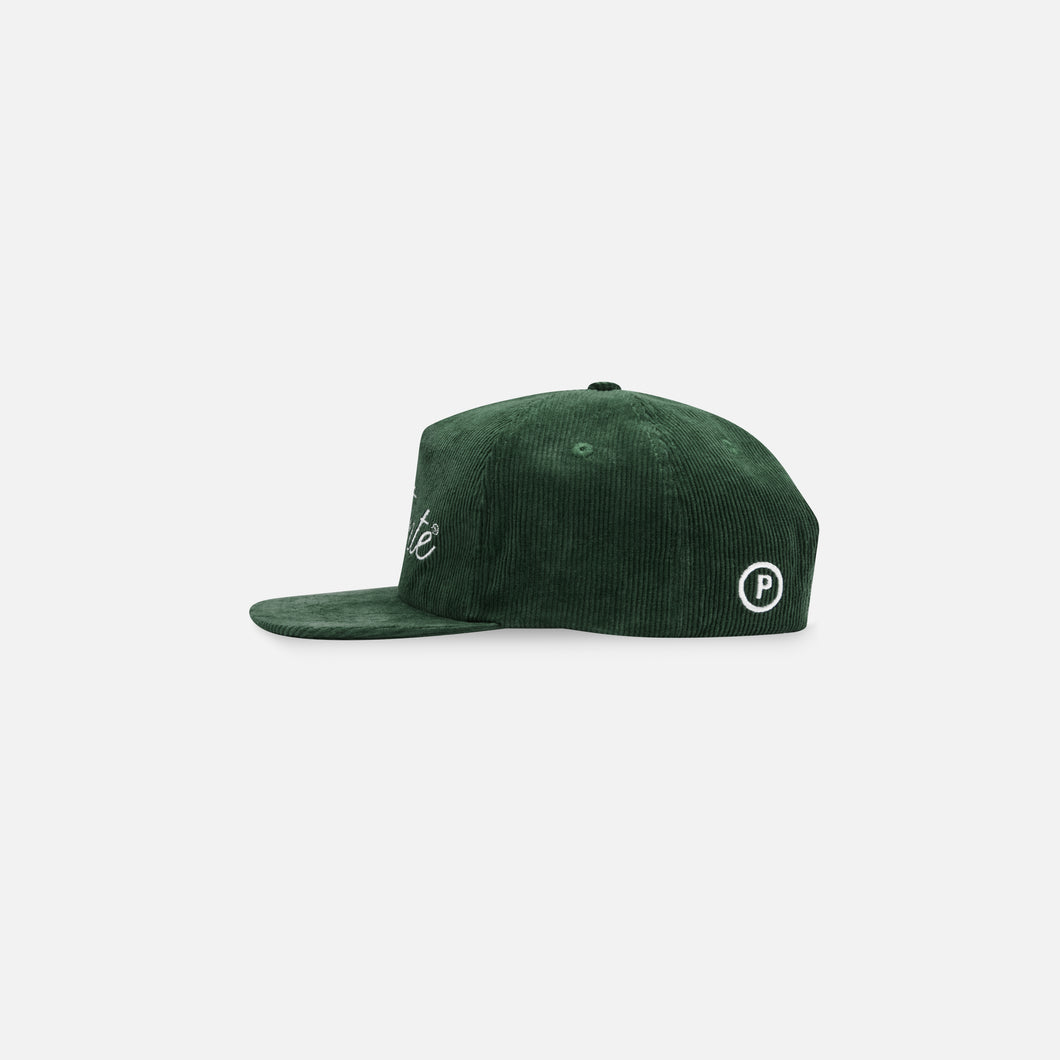 PICANTE FRATELLI CREW CAP FOREST GREEN CORDUROY