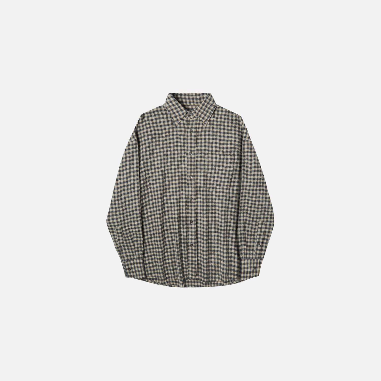 ROCCO SHIRT MINI CRINKLE CHECK