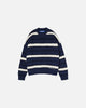 Shaggy Stripe Knit Sweater
