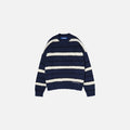 Shaggy Stripe Knit Sweater