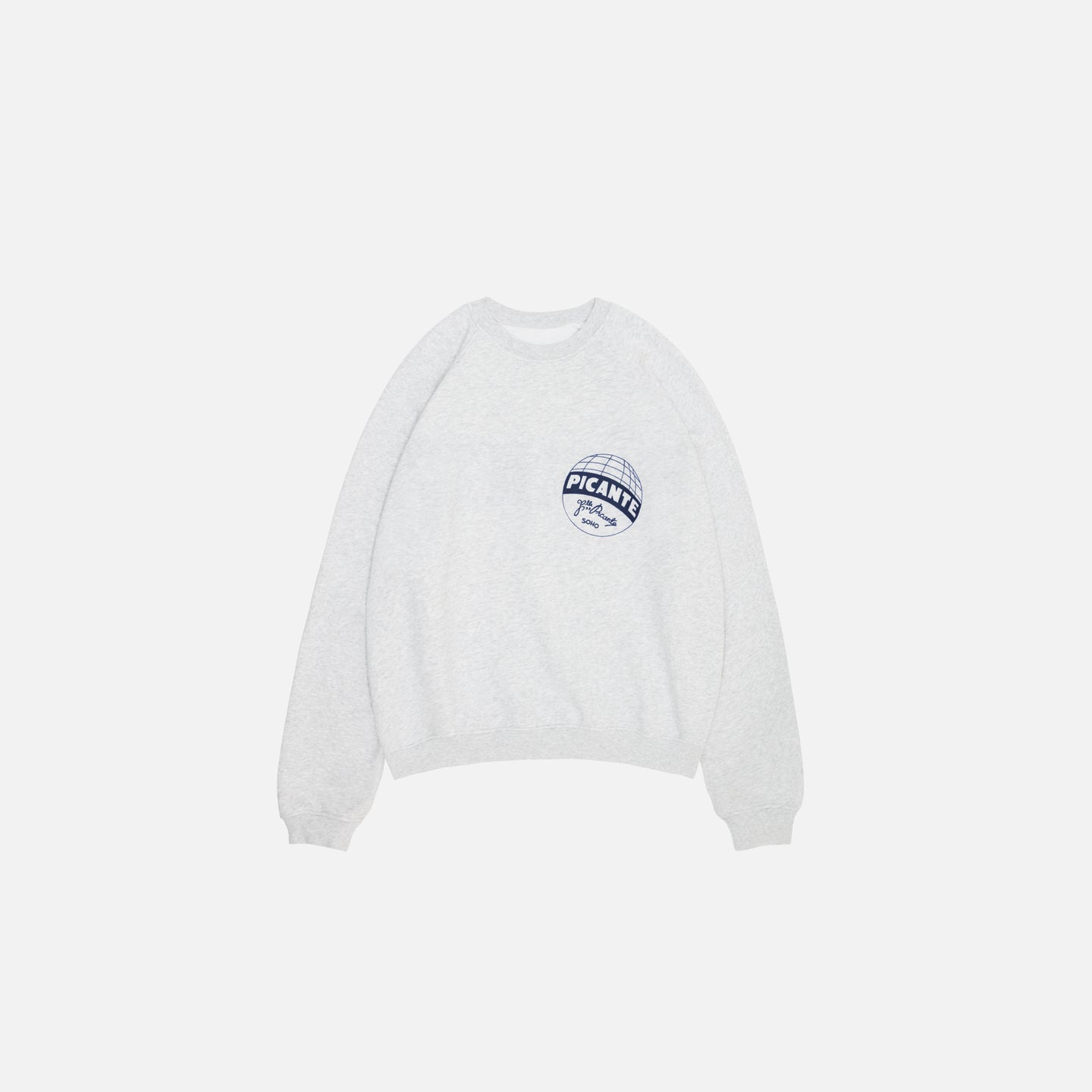 FRATELLI / ARCH REVERSIBLE RAGLAN SWEATSHIRT GREY MARL