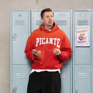 ARCH HOODIE SUN-FADED RED