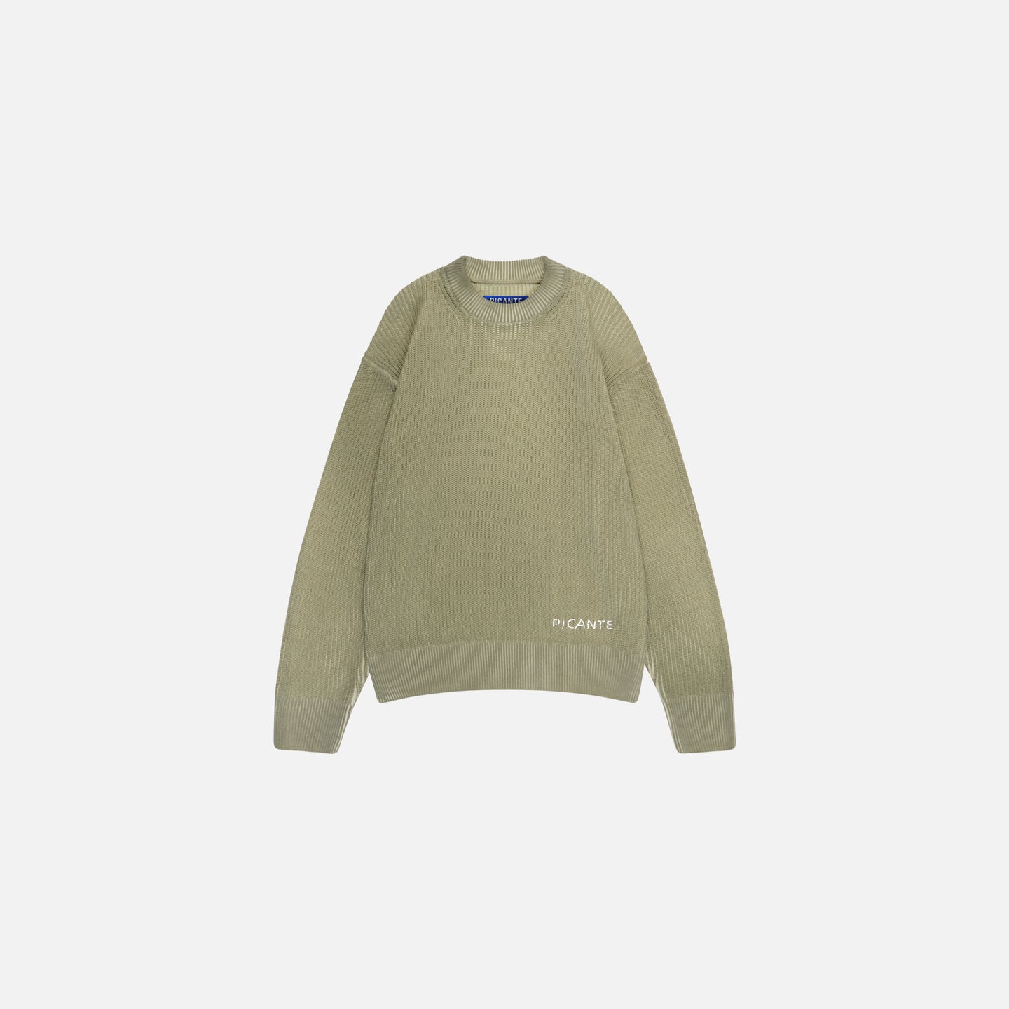 RIBBED KNIT SWEATER