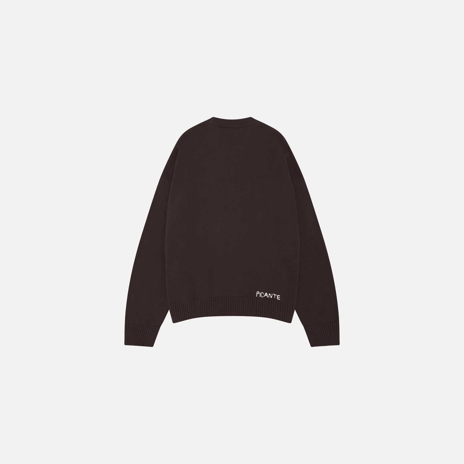 FORGE KNIT SWEATER BROWN