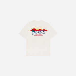 PEAKS PATCH T-SHIRT IVORY