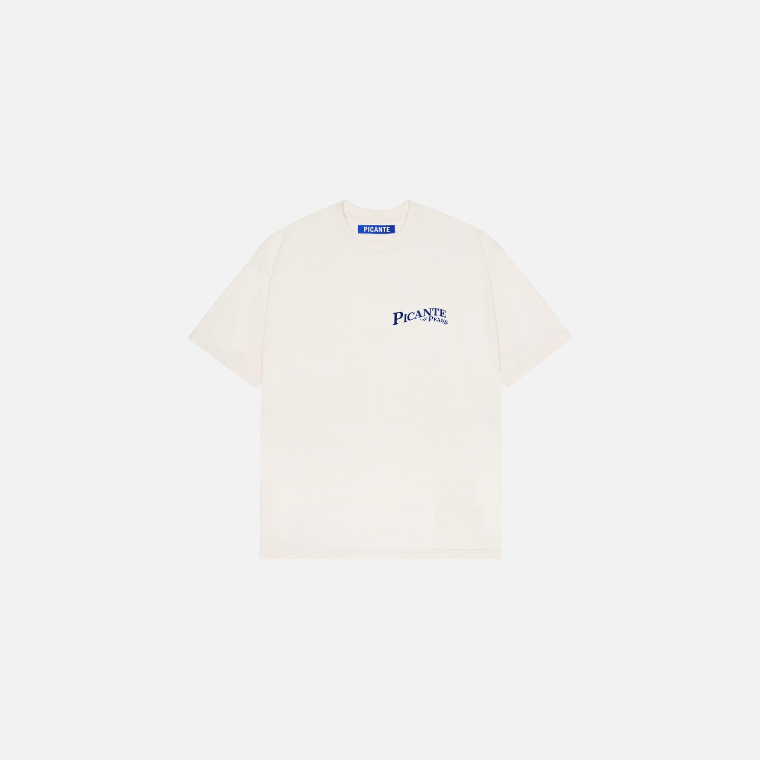 PEAKS PATCH T-SHIRT IVORY
