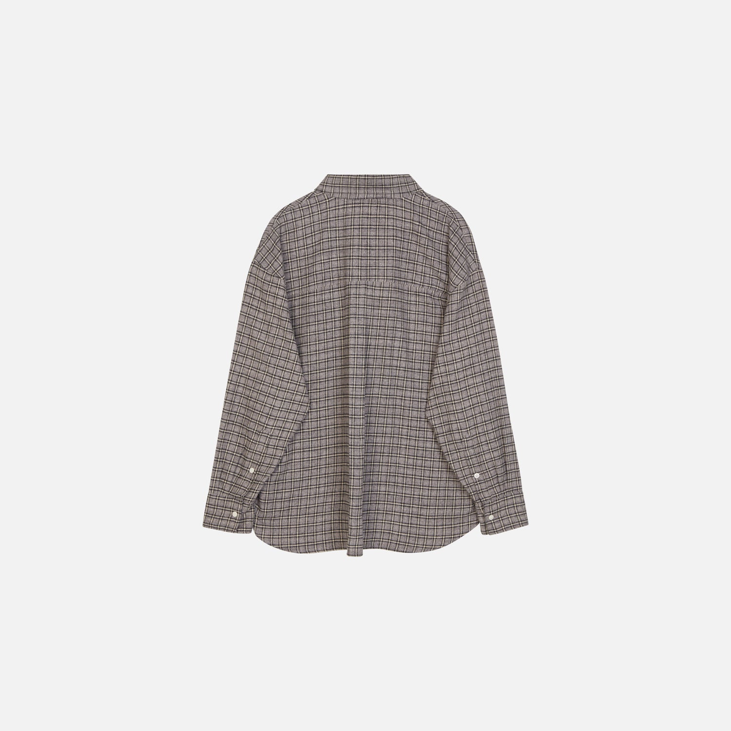 ROCCO SHIRT IN CHARCOAL CHECK
