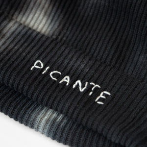 DOUBLE LAYERED BEANIE TIE DYE ONYX