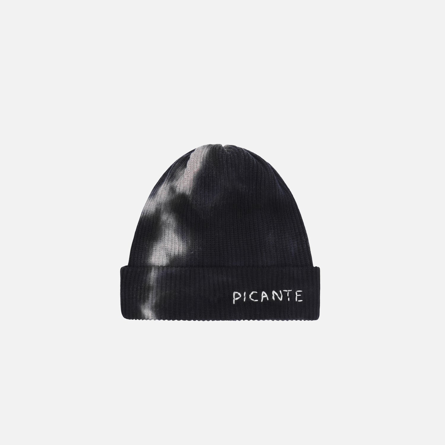 DOUBLE LAYERED BEANIE TIE DYE ONYX