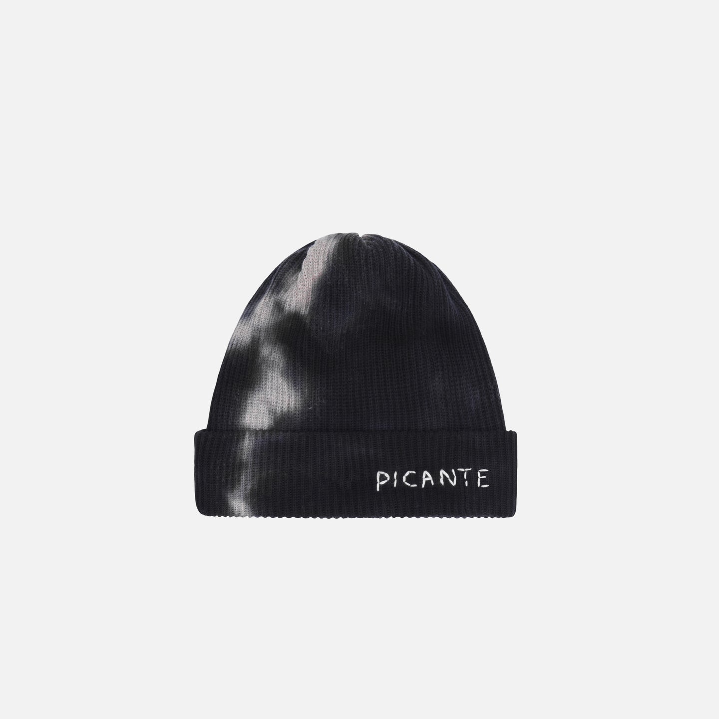 DOUBLE LAYERED BEANIE TIE DYE ONYX