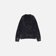 Load image into Gallery viewer, RIBBED KNIT SWEATER TIE DYE ONYX