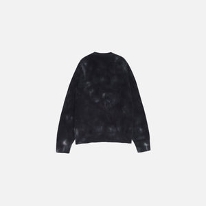 RIBBED KNIT SWEATER TIE DYE ONYX
