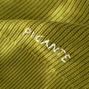 RIBBED KNIT SWEATER TIE DYE WINTER MOSS