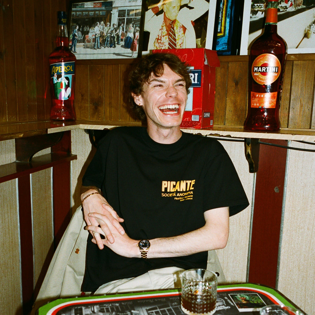 Camiseta La Colmena - Diseño "Fratellis Restaurant" - 100% Algodón Prelavado - Varios Tamaños