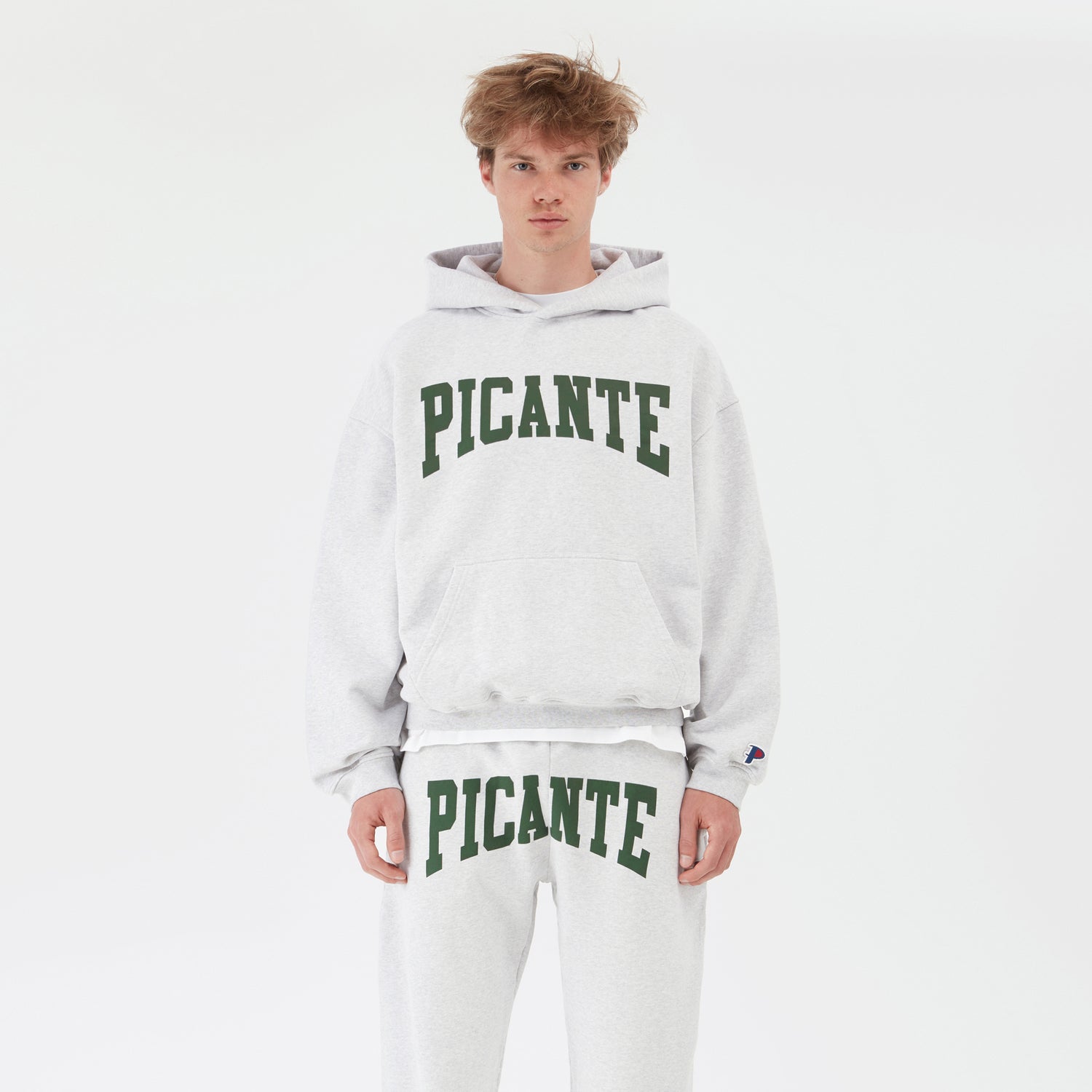 ARCH HOODIE GREY MARL