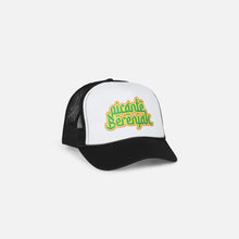 Load image into Gallery viewer, BERENJAK TRUCKER CAP BLACK/WHITE