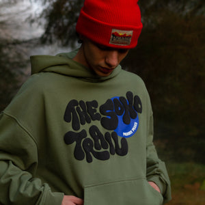 PEAKS SOHO TRAIL OLIVE HOODIE
