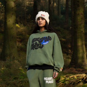 PEAKS SOHO TRAIL OLIVE HOODIE