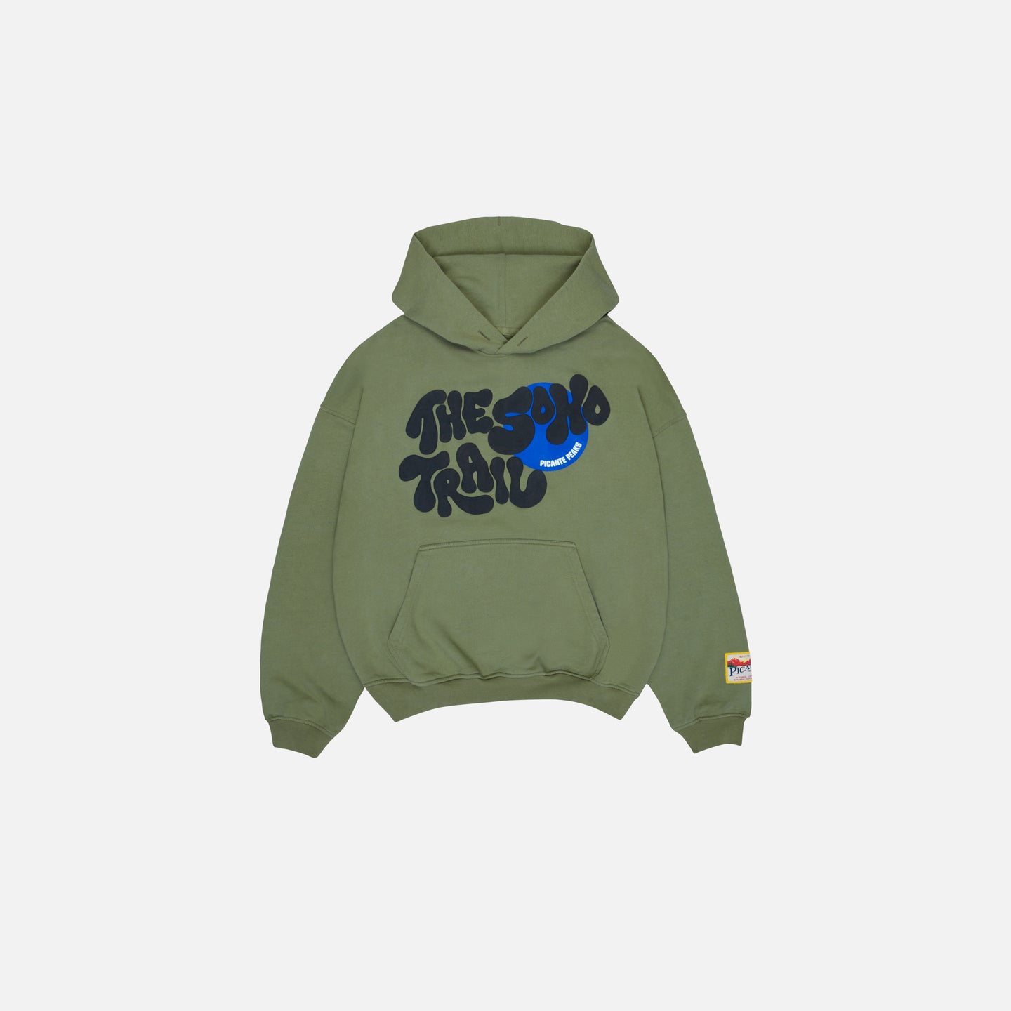 PEAKS SOHO TRAIL OLIVE HOODIE