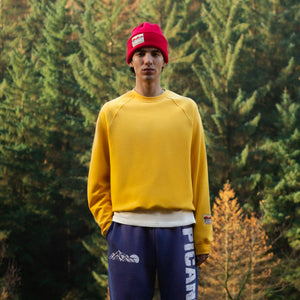 PEAKS REVERSIBLE GOLDENROD RAGLAN SWEATSHIRT