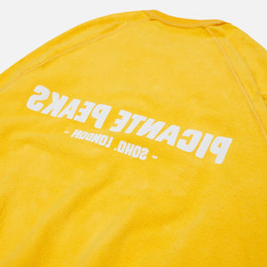 PEAKS REVERSIBLE GOLDENROD RAGLAN SWEATSHIRT