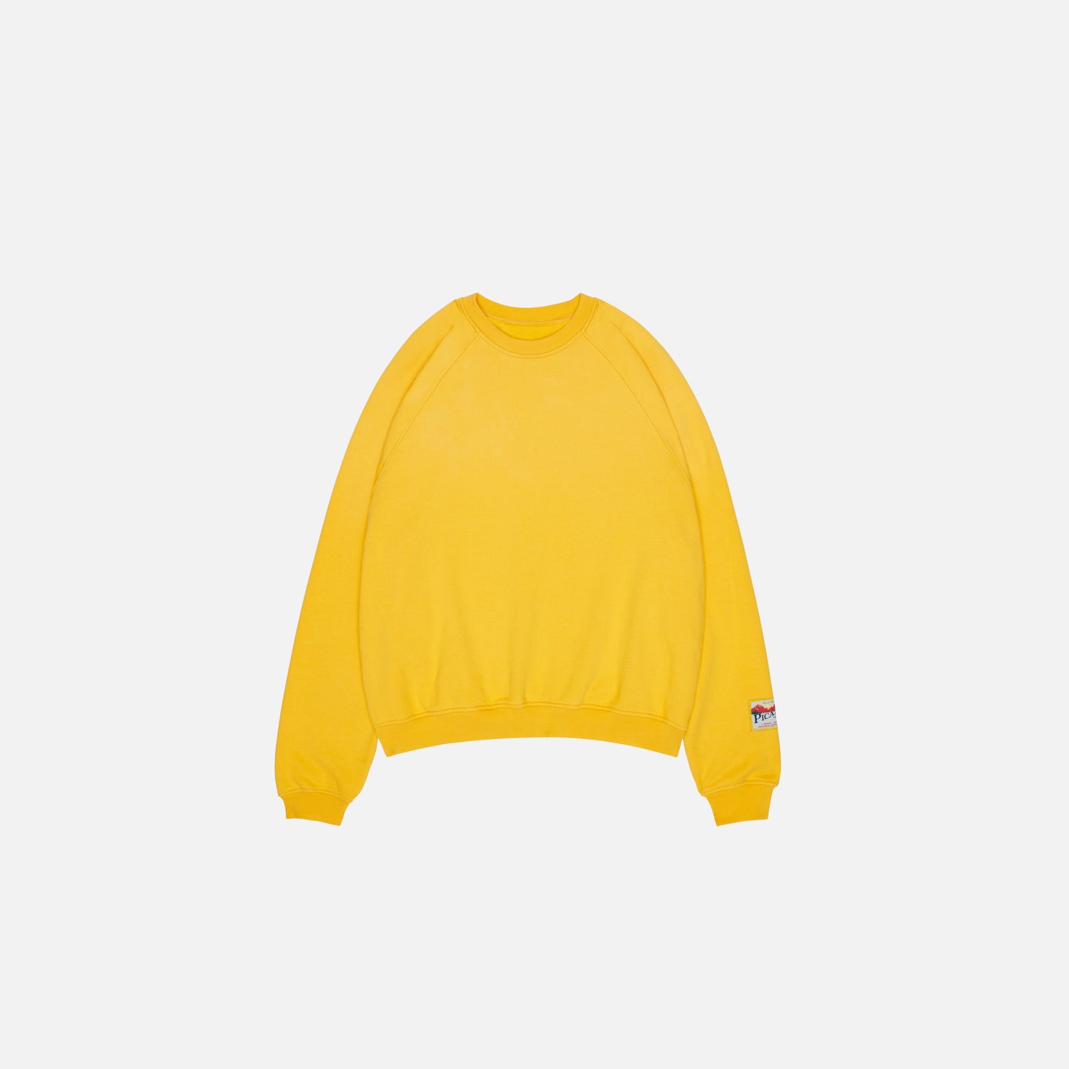 PEAKS REVERSIBLE GOLDENROD RAGLAN SWEATSHIRT