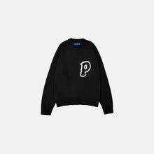 Load image into Gallery viewer, FORGE KNIT SWEATER BLACK