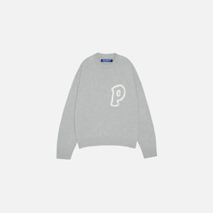 FORGE KNIT SWEATER GREY MARL