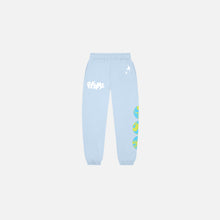 Load image into Gallery viewer, WORLD SWEATPANTS LIGHT BLUE